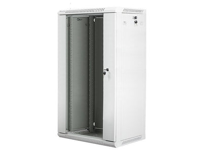 Lanberg WF01-6422-10S Cabinet Colgante Lanberg 19 22U 600X450MM Grey Door Glass — image 1