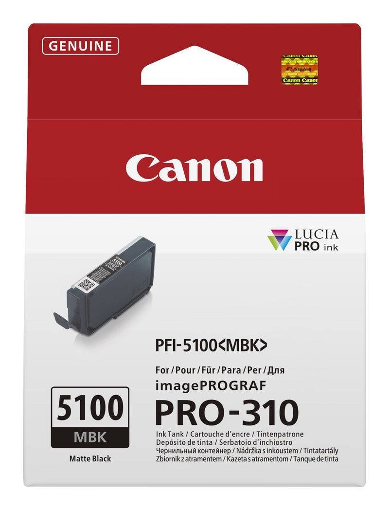 Canon Ink PFI-5100 Matte Black Mbk Ink Tank