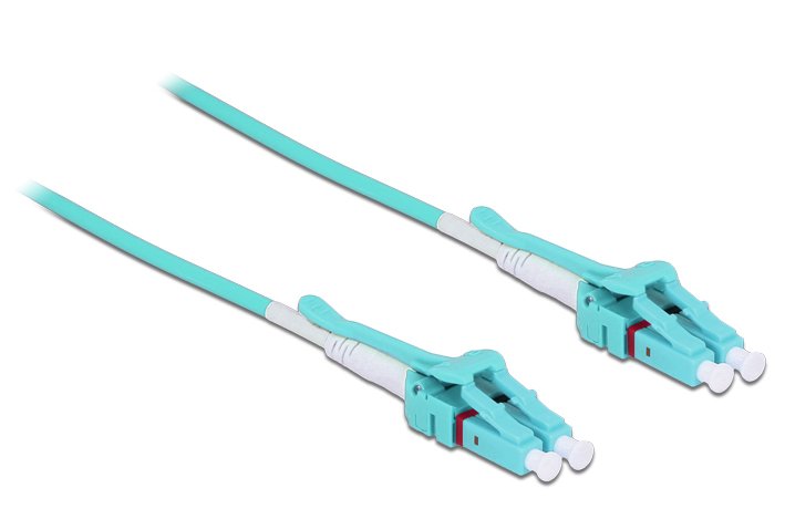 Delock 85128 Cable Fibre Optic 2M OM3 Lc Blue