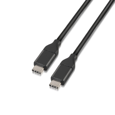 Aisens USB Cable 3.1 GEN2 10Gbps 3A - Type USB-C/M-usb-c/M - 1M - Black — image 1