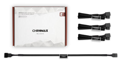 Noctua Cable Extensión NA-SEC1.BLACK 4 Pines PWM 30CM Fan 4 Units — image 1