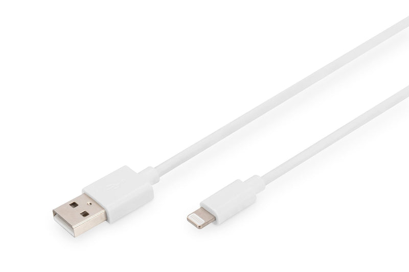 Digitus Cable Datos/Charging Lightning a USB a, Certificación Mfi