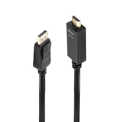 Lindy 36923 Cable 3M DisplayPort HDMI Type a Standard Black — image 1