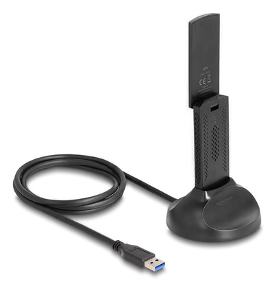 Delock Wi-Fi 6E Dualband WLAN USB Adapter AX3000 (2 X 1201 + 574Mbps) — image 1
