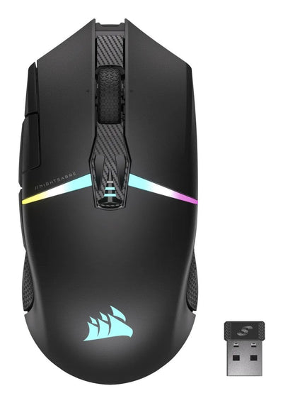 Corsair Mouse Wireless Gaming Nightsabre RGB Bt Optico Black CH-931B011-EU — image 1