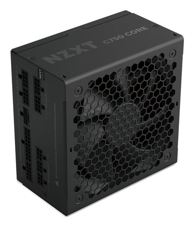 Nzxt Power Supply C1000 Gold Core Black 1X GPU High Power 12 Pines, 3X Pcie, Gestión Cables, 1000VA — image 1