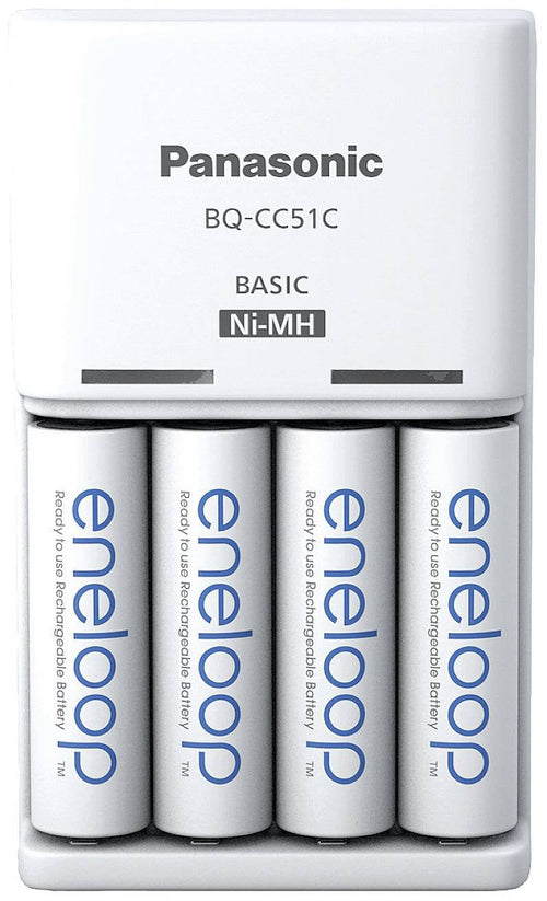 Panasonic Eneloop Charger Basic BQ-CC51 + 4X Aa 2000 — image 1