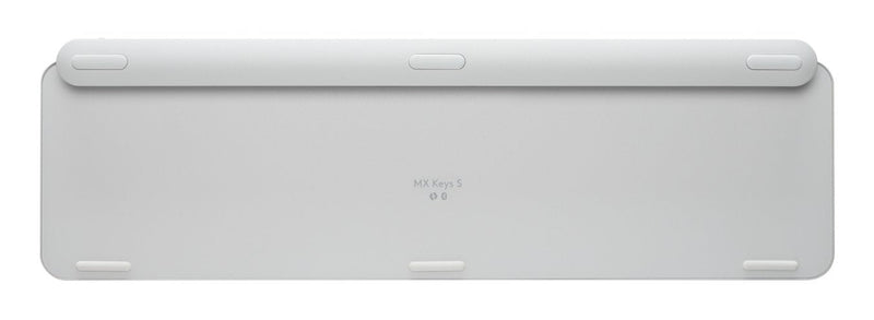 Logitech Teclado Portuguese Mx Llaves S RF Inalámbrico + Bluetooth Aluminium Blanco