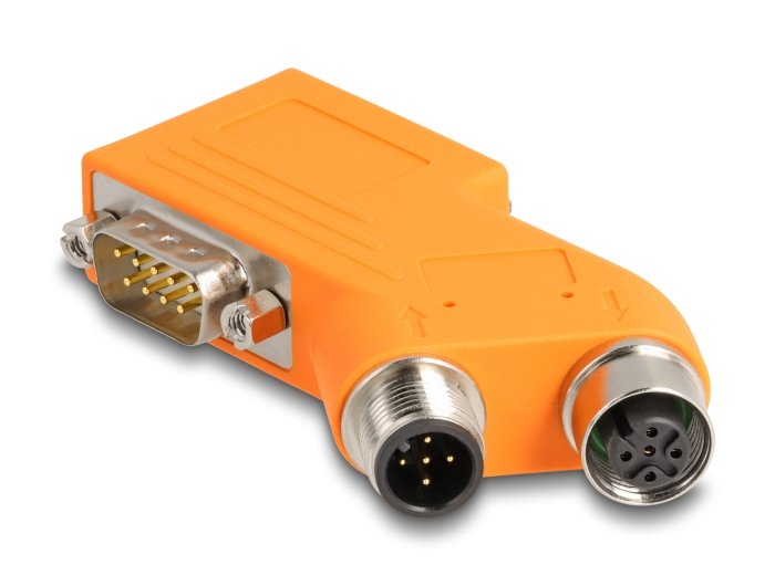 Delock D-sub 9 Connector Male And Connector Female a M12 Connector Male And Connector Female A-kodiert 5 Pin C