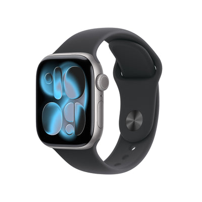Apple Watch Series 11 GPS + Cellular 42MM Space Grey Aluminium Case With Black Sport Band - S/M — image 1