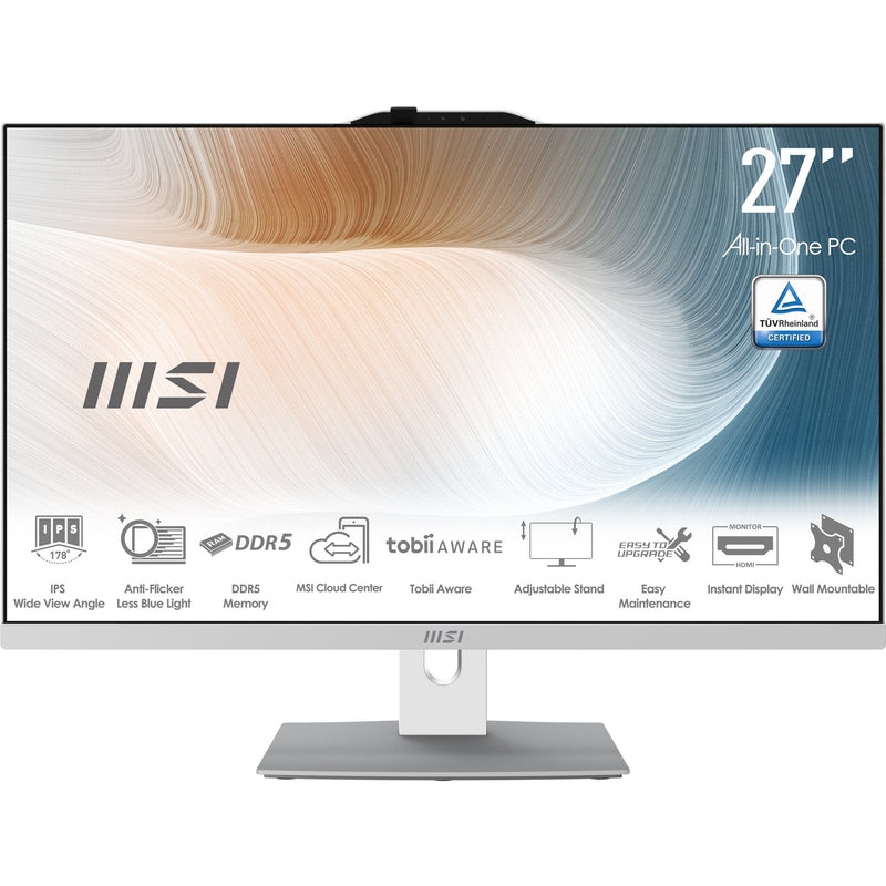 MSI Keyboard German - Modern AM272P 1M-1426AT All-in-one White 27 (68,6CM) FHD Display, Intel Core 5 120U, 16G