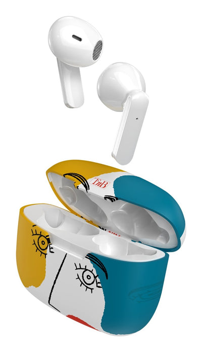 Headphones Tnb Xclusiv Tws Art 3 With Base Charging White — image 1