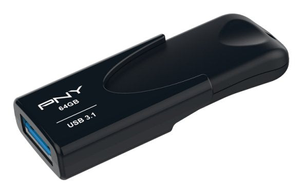 Pny USB Flash Drive 64GB Attache 4 3.1 80MB/S FD64GATT431KK-EF