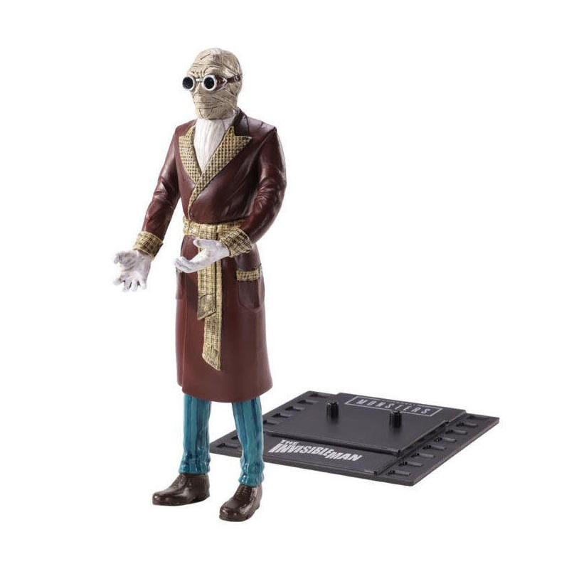 Figure Maleable Bendyfigs Invisible Man Universal Monsters 19CM