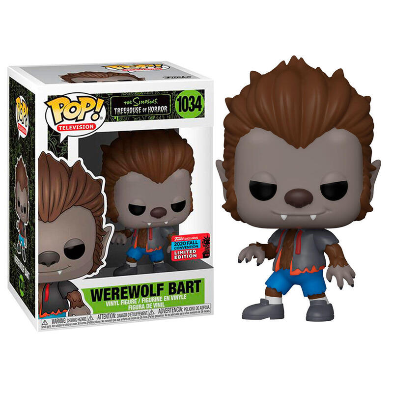Figure Pop The Simpsons Werewolf Bart Exclusive
