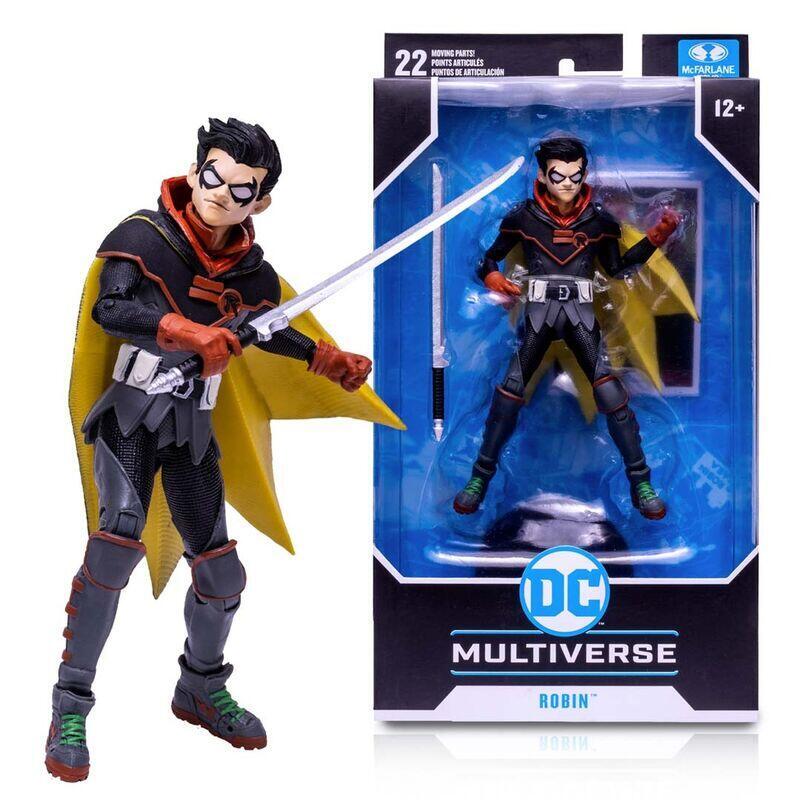 Figura Robin Damian Wayne Multiverse DC Comics 18CM