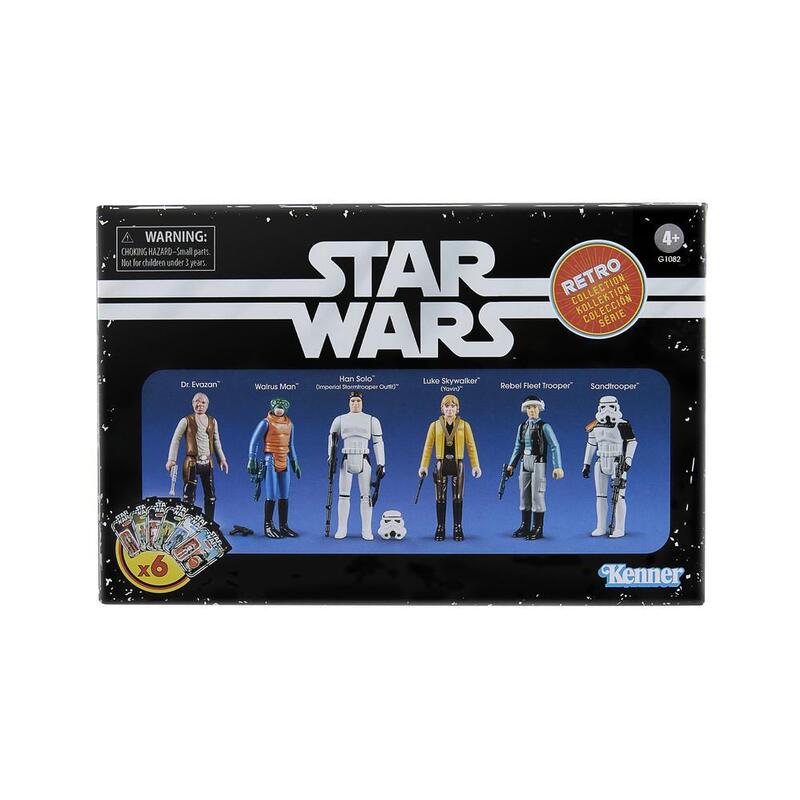 Figura Star Wars Pack 6 9,5CM Star Wars a Nuevo Hope Retro Collection