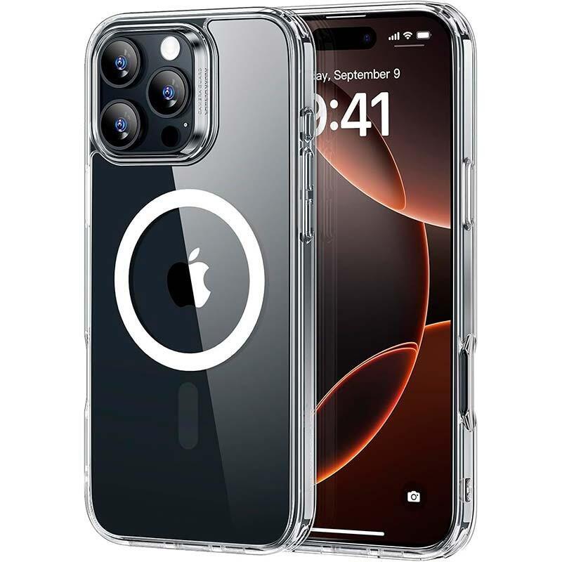 Case Magsafe Compatible Iphone 16 Pro 6.3 Transparent