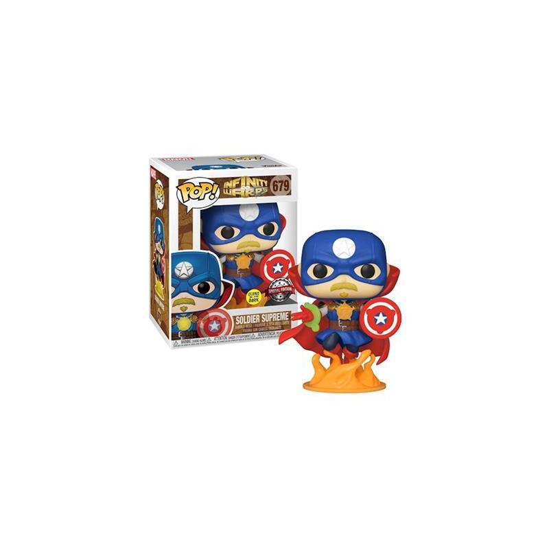 Funko Pop Marvel Soldier Supreme (gw) Nº 679 Box Genuine