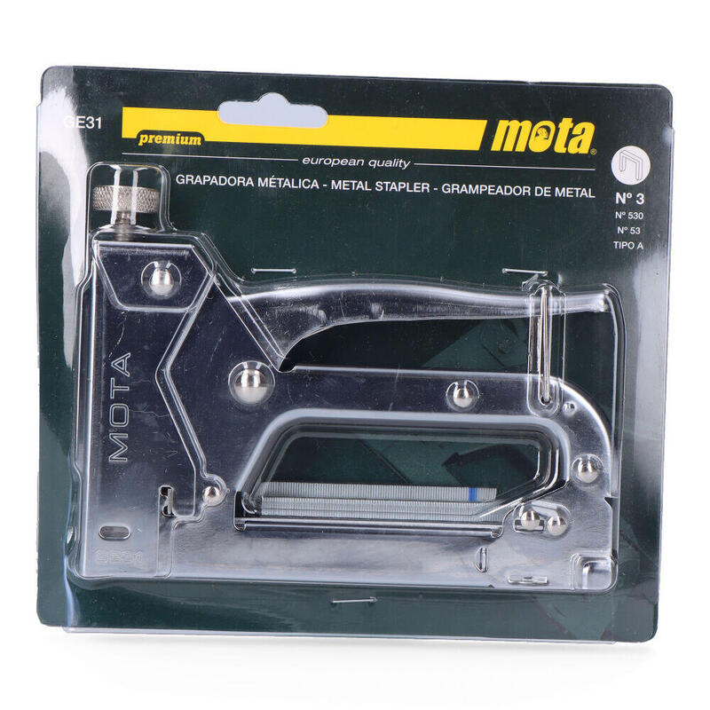Stapler Premium N°3 + Staples 6MM GE31 Mota