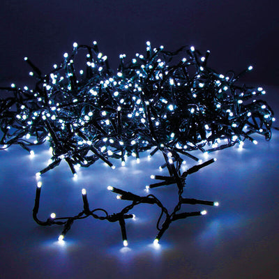 Garland LED Compact Parpadeante Blue 16M 500 Leds Cable Green — image 1
