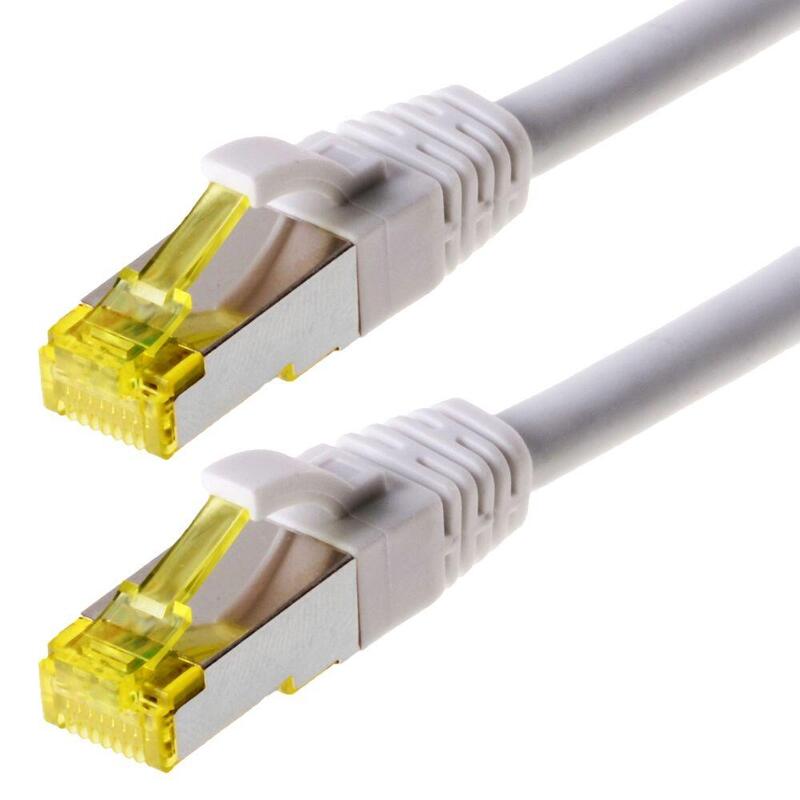 Helos Network Cable S/FTP CAT.6A White 7,5M