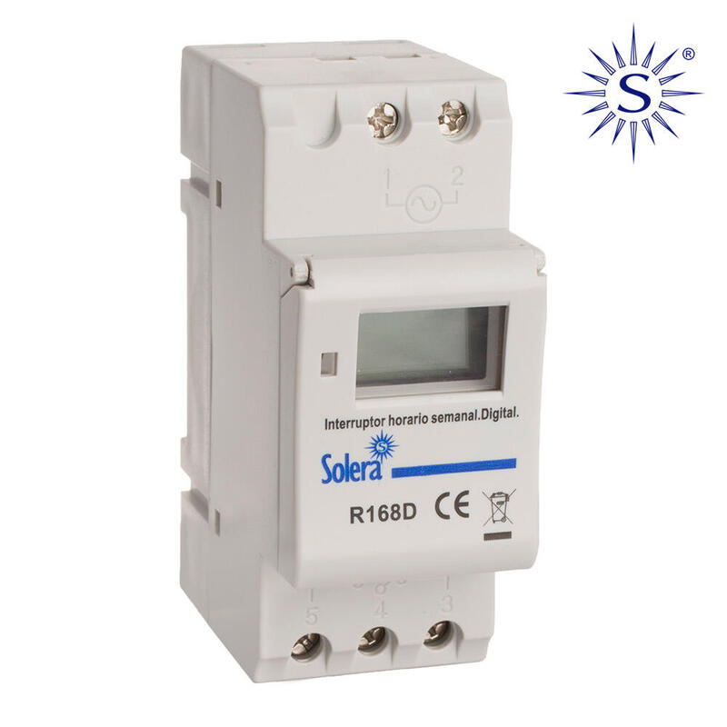 Solera Switch Horario Semanal Digital- Analogico (retractilado) R168D