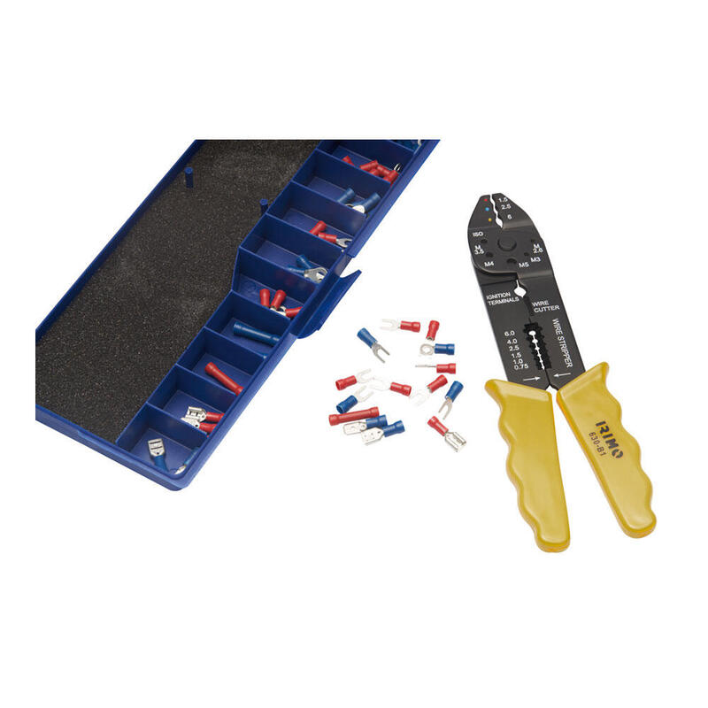 Set Of Pliers Engastar With 60 Terminals 630-61B1-4 Irimo