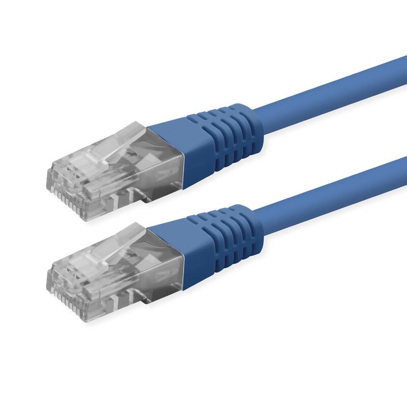 Roline Kab Network Cable CAT.6 Class And UTP PoE Blue 1M