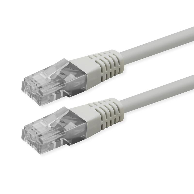 Roline Kab Network Cable CAT.6 Class And UTP PoE White 1,5M