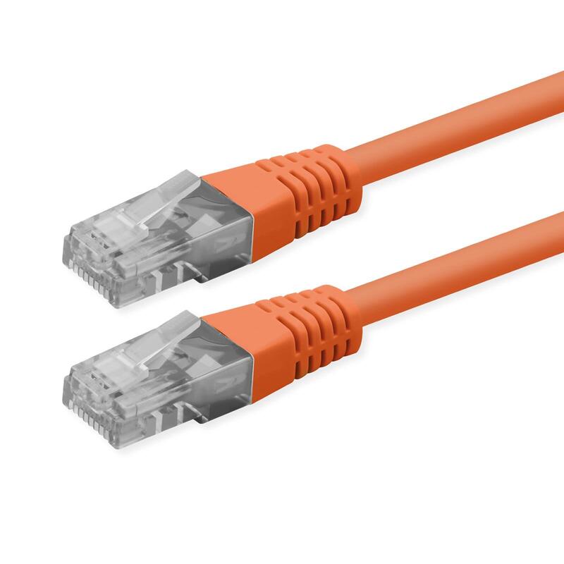 Roline Kab Network Cable CAT.6 Class And UTP PoE Orange 5M