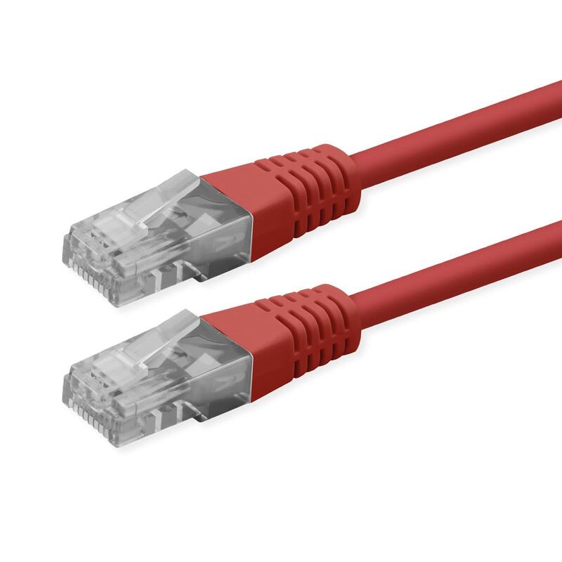 Roline Kab Network Cable CAT.6 Class And UTP PoE Red 1,5M