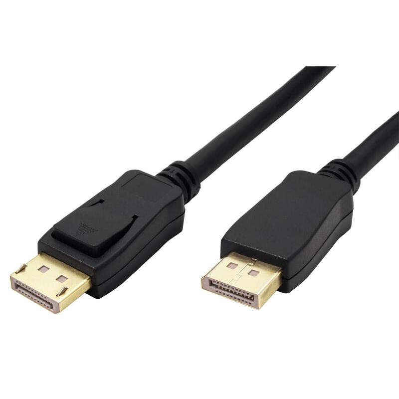 Roline Kab Green DisplayPort Cable V2.1 16K60HZ 80GBIT S UHBR20 DP St - St Black 2M