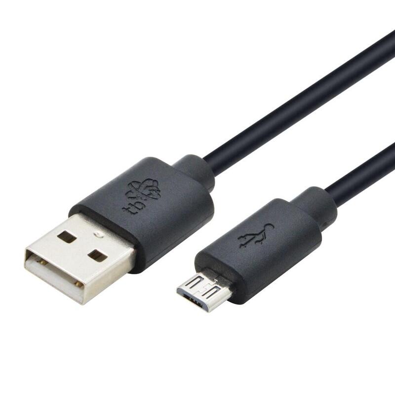 Cable USB - Micro USB 3M. Czarny