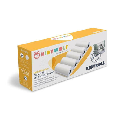 Kidywolf Self Adhesive Paper Rolls For Thermic Printer 5 Pcs. — image 1