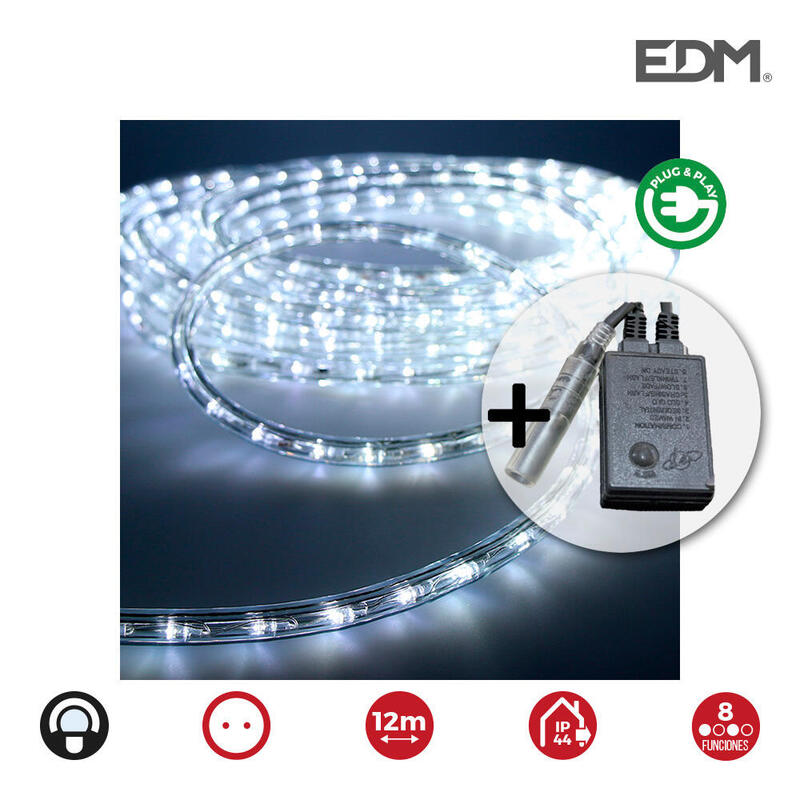 EDM Kit Flexiled 12M Multifuncion White Frio