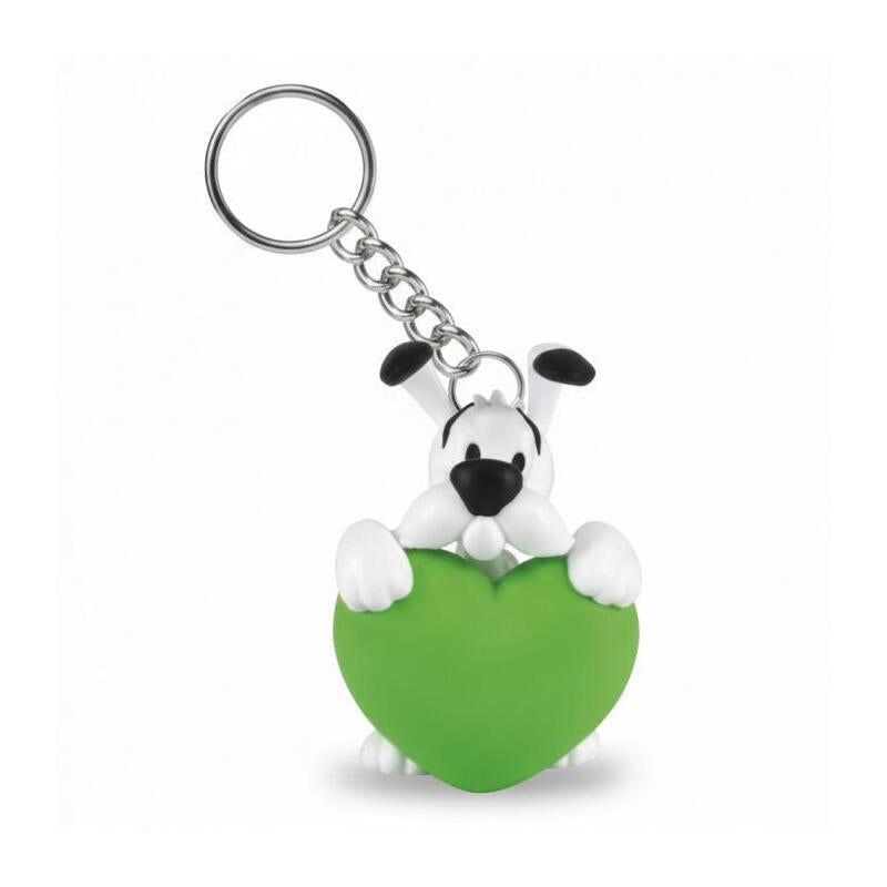 Keyring Astérix Figure Ideafix Corazón Green
