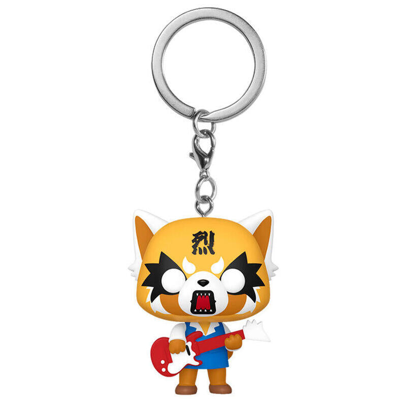 Keyring Pocket Pop Aggretsuko - Aggretsuko With Guitar