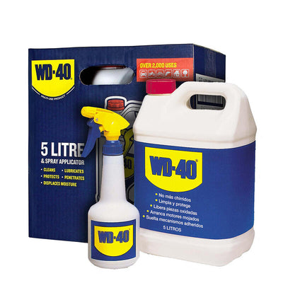 Lubricante Multi-uso WD40 Garrafa 5 L + Pulverizador Gratis WD40 — image 1