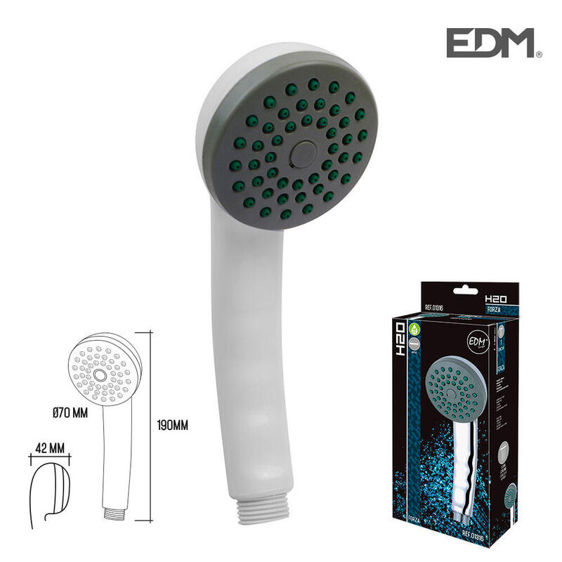 EDM Handle Ducha Anticalcareo. Colour White
