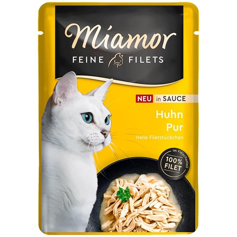 Miamor Feine Filetes Pollo Puro Salsa 6X100G