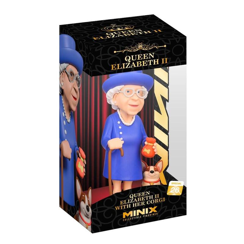 Minix Queen Elizabeth - Queen Elizabeth Ii Con Corgi