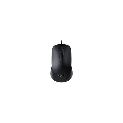 Approx Mouse APPXM100 Cable 1.45 1000 DPI 3 Buttons Colour Black — image 1