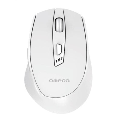 Omega Mouse Dual Wireless Bluetooth Rechargeable USB-C OMC529RWW White — image 1