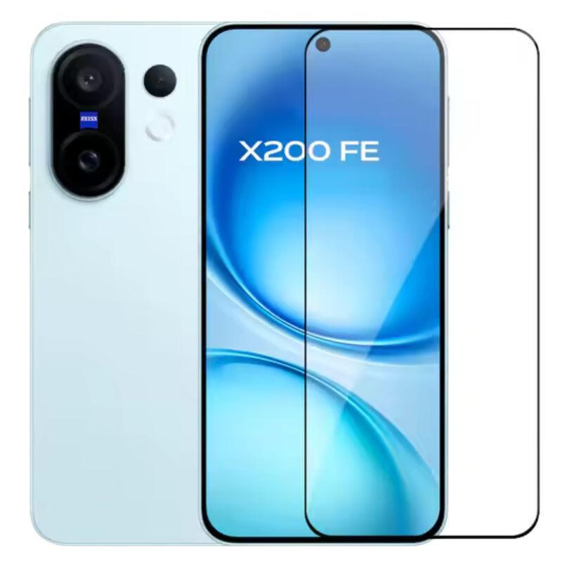 Pack X2 Protector Glass Tempered Vivo X200 Fe Full Screen 3D