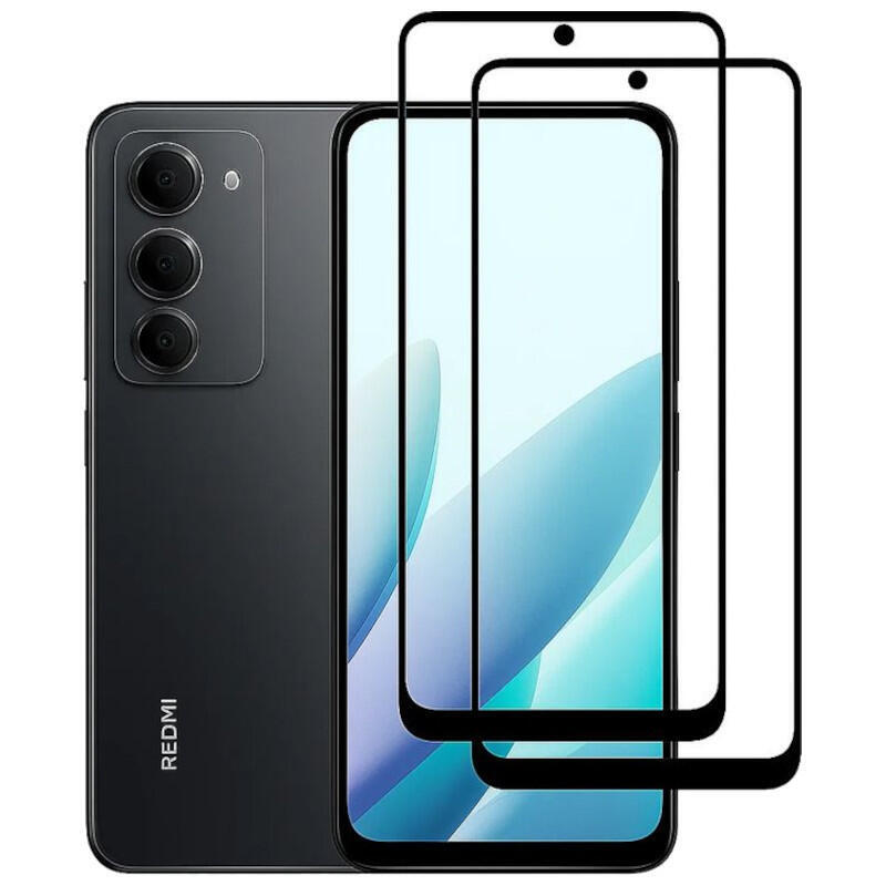 Pack X2 Protector Glass Tempered Xiaomi Redmi 15 4G/5G Full Screen 3D