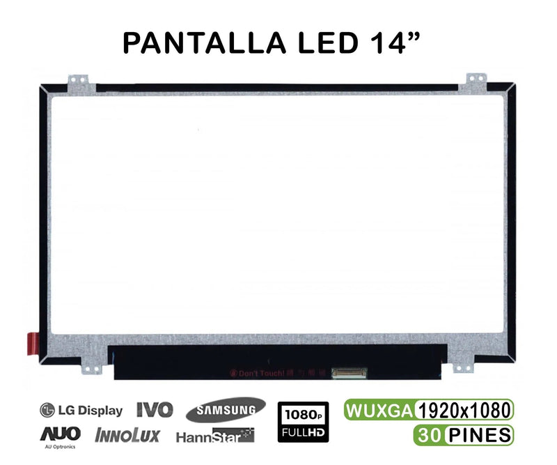 Screen LED 14 Laptop N140HGE-EBA