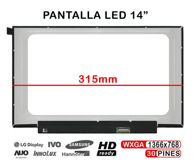Screen LED Matte 14 Laptop NT140WHM-N51 — image 1