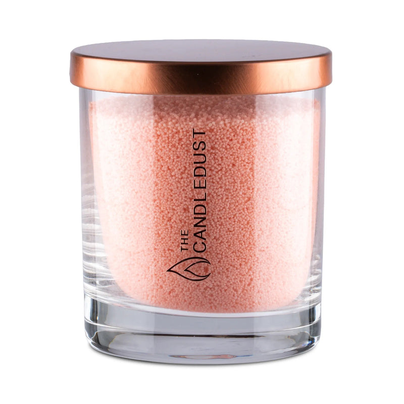 Peach Unscented Candle in Glass, 160g