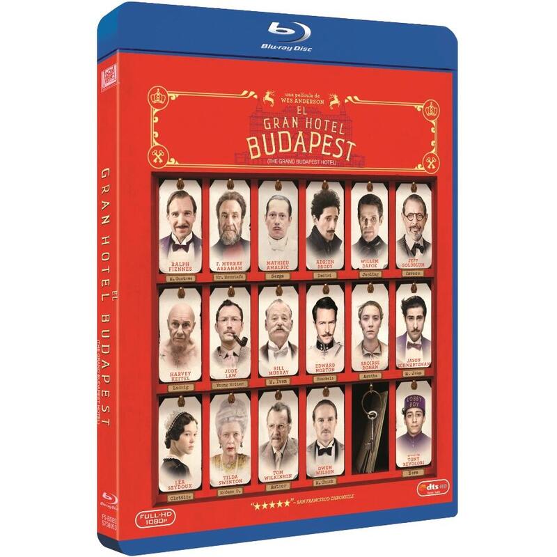 Film Large Hotel Budapest Blu-ray